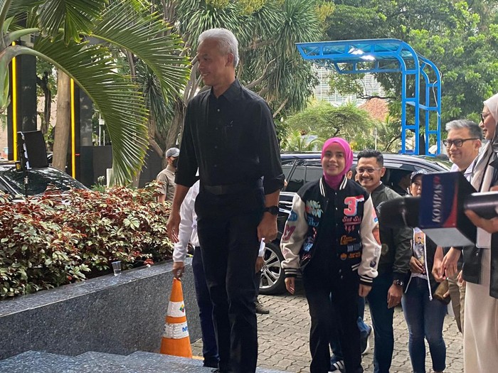 Ganjar-Mahfud merapat ke High End jelang debat terakhir (Wildan/detikcom)