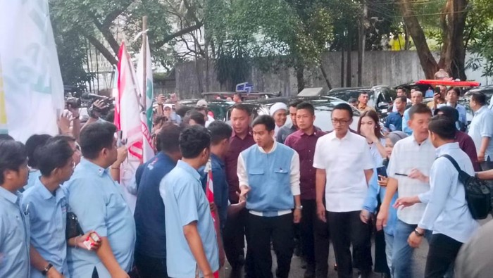 Gibran merapat ke Kertanegara (Abi/detikcom)