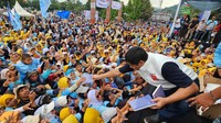 Warga antusias mengikuti kampanye tersebut.  