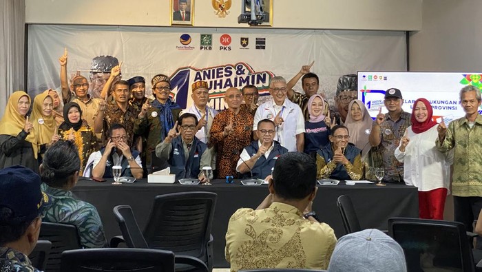 KAMI deklarasikan dukungan ke Anies (Devi/detikcom)