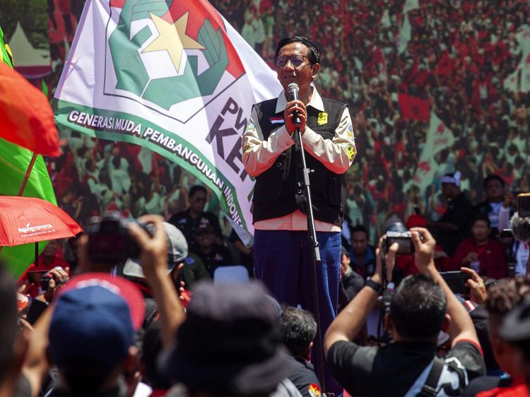 Kampanye di Batam, Mahfud Sampaikan Visi dan Misinya