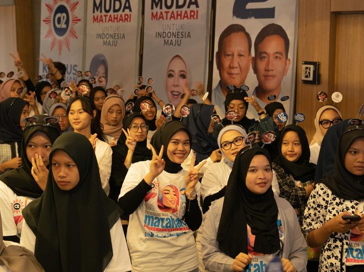 Kaukus Perempuan Muda Matahari Deklarasi Dukung Prabowo-Gibran