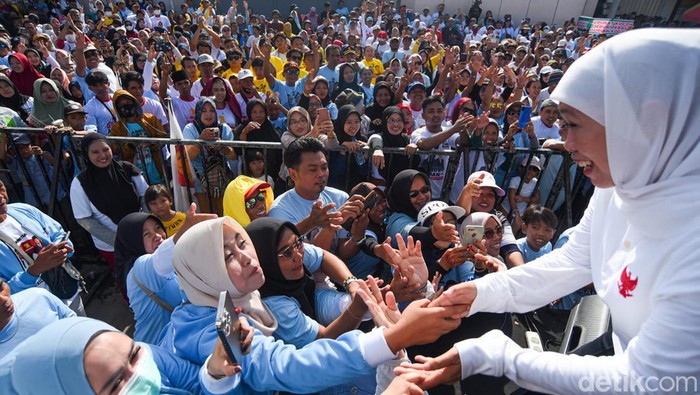 Khofifah hadir di kampanye akbar relawan Prabowo Gibran di Banyuwangi