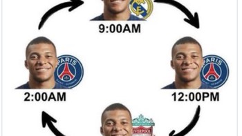 Siklus tiap jendela transfer dibuka, ada saja isu Mbappe dan Madrid. Foto: X