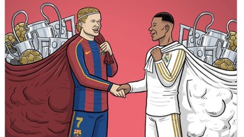 Di sisi lain, netizen ingin Erling Haaland pindah ke Barcelona agar terjadi pertarungan antara Haaland dan Mbappe, sebagai pesepakbola hebat saat ini. Sebelumnya, sudah tersaji Cristiano Ronaldo dan Lionel Messi. Foto: X