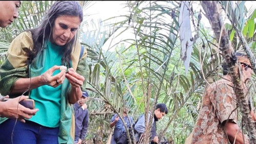 Penilaian terhadap salak Sibetan yang diusulkan jadi warisan dunia di Desa Sibetan, Kecamatan Bebandem, Kabupaten Karangasem Sabtu (3/2/2024). (dok. Distan PP Karangasem)