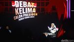 Potret Tiga Capres Menjawab Pertanyaan Panelis Debat Kelima Pilpres 2024