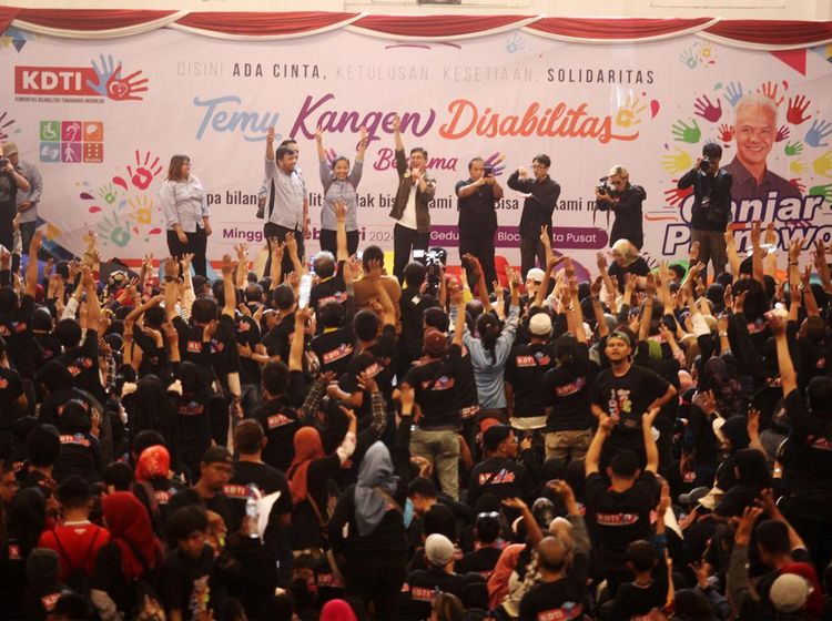 Temu Kangen Penyandang Disabilitas Pendukung Ganjar-Mahfud