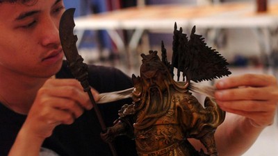 Ritual Kimsin Sambut Imlek di Tegal