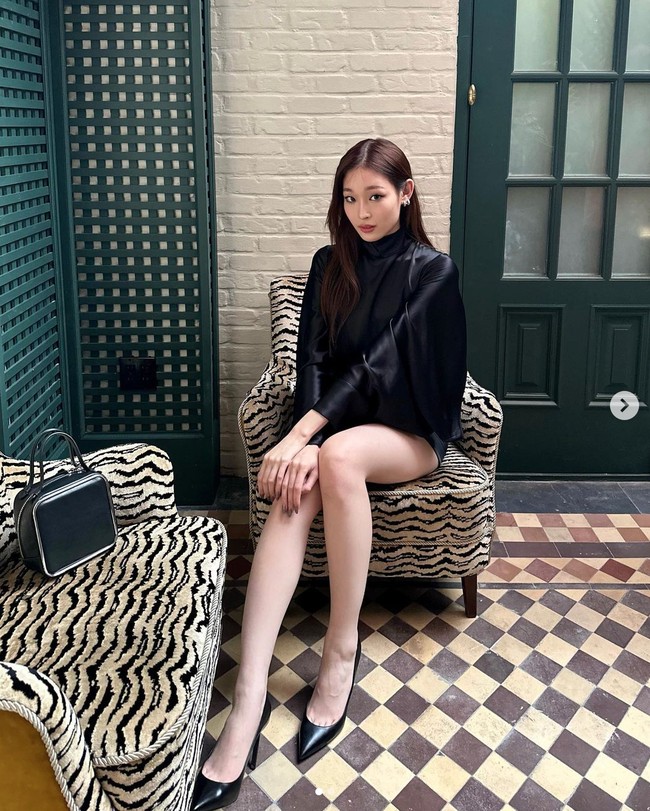 Selain berasal dari keluarga konglomerat, Annie Moon juga menjadi sorotan karena circle pertemanannya. Dia berteman dekat dengan adik CL 2NE1 dan G-Dragon. Foto: dok. Instagram @anniesymoon