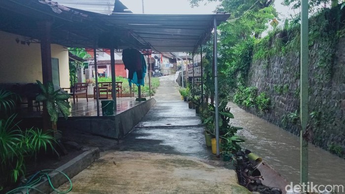 Lokasi banjir di Dusun Klitak, Desa Banaran, Kecamatan Delanggu sudah surut pada Senin (5/2/2024).