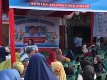 Barisan RFG Tebus Murah Sembako di Batu Bara, Tebar Simpati Warga