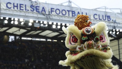 Barongsai di Kandang Chelsea