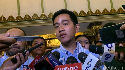 Cawapres nomor urut 2 Gibran Rakabuming Raka (Annisa Aulia/detikcom)