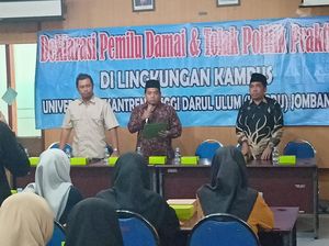 Unipdu Jombang Deklarasi Pemilu Damai, Tolak Politik Praktis di Kampus