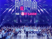 Dewa 19 Feat Ari Lasso Hibur Pengusaha dan Pekerja Pendukung Prabowo-Gibran