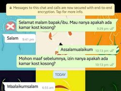 Drama Chat Kocak Cari Kosan, Ketawa Aja Dulu