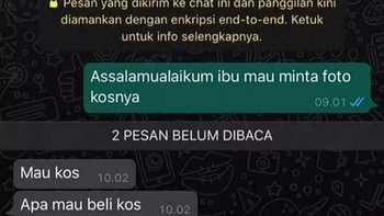 Kalau mau ngekos kan harus tahu dulu kondisi kamarnya kayak apa Bu, hiks. Foto: X/Twitter/yeahmahasiswa