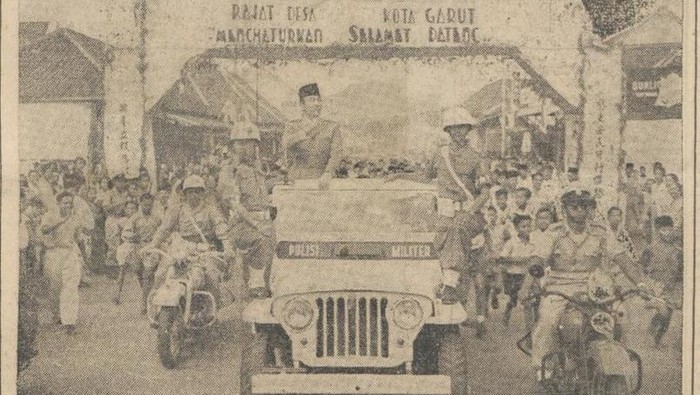 Foto Soekarno di Garut