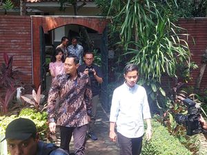 Gibran Tiba di Cikeas Temui SBY dan AHY