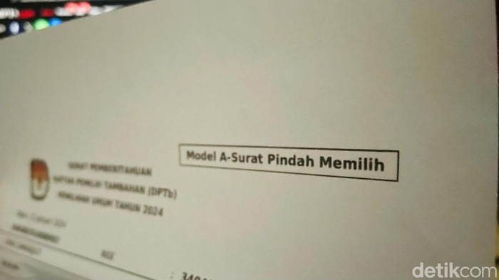 Ilustrasi surat pindah memilih