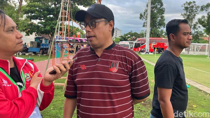 Manajer Persis Solo Chairul Basalamah, saat ditemui awak media di Lapangan Kota Barat, Solo, Senin (5/2/2024).