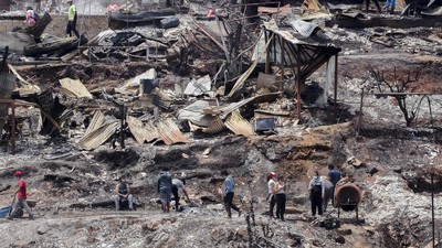 Potret Kehancuran Akibat Kebakaran Hutan di Chile