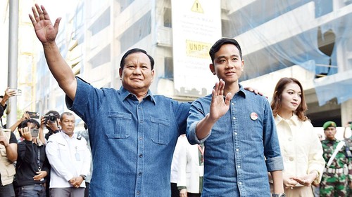 Prabowo Subianto dan Gibran Rakabuming Raka