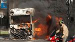 Detik-detik Truk Terdampak Kebakaran Hutan di Chili