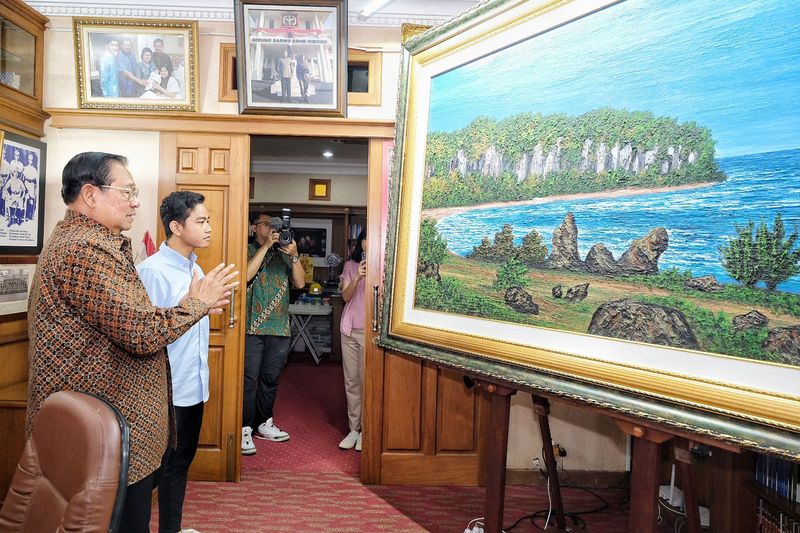 SBY dan Gibran Rakabuming. (dok. Demokrat).