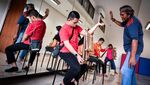 Semringah Anak-anak Down Syndrome Ikut Kelas Angklung