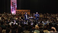 Anies Baswedan menghadiri Desak Anies di MAC Ballroom, Jl Majapahit, Semarang, Jawa Tengah, Senin (5/2/2024).