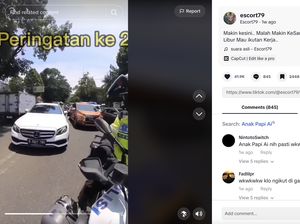 Mercy Bandel Ngekor Konvoi Pengawalan Polisi, Emang Boleh?