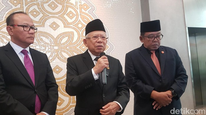 Wapres Maruf Amin di Abu Dhabi (Indra/detikcom)