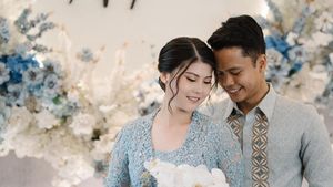 7 Foto Romantis Pertunangan Pebulutangkis Anthony Ginting & Mitzi Abigail
