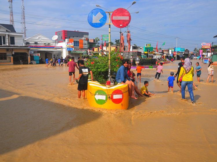 Penampakan Banjir Terjang Grobogan