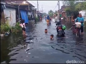 Sudah Tiga Hari Banjir di Beji Pasuruan Belum Surut