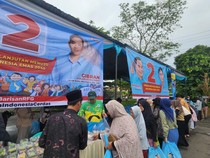Barisan RFG Tebus Murah 2.000 Paket Sembako untuk Warga Lubuklinggau