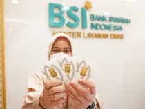 BSI Catat Tabungan Emas Tembus 250 Kg Per Bulan