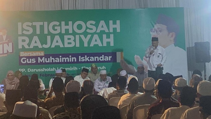 Cak Imin hadiri istigasah di Banyuwangi (Mulia/detikcom)