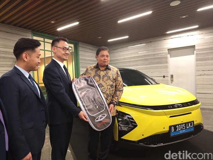Chery Omoda E5 milik Airlangga Hartarto.