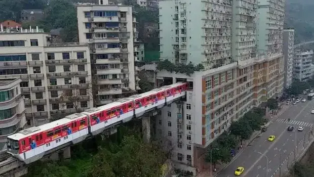 Chongqing kota futuristik