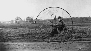 Sepeda Roda Tiga Baru Oldriev. Foto Oleh Chas. W Oldrieve, 1882 Foto: Reddit via Boredpanda
