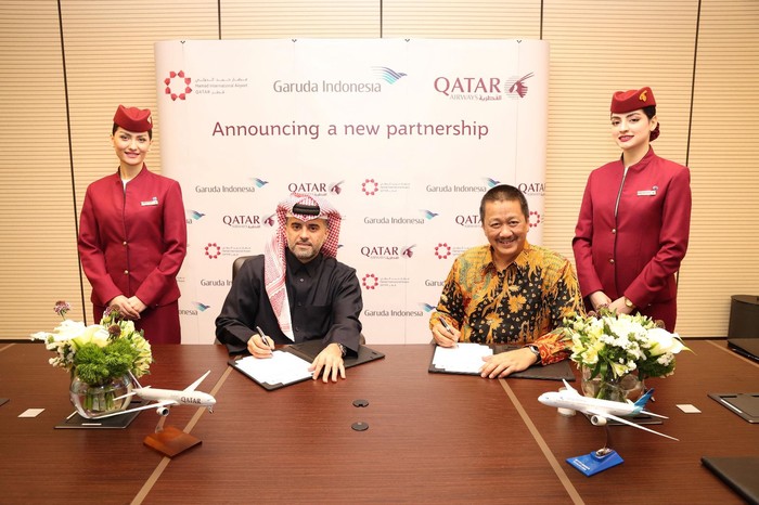 Garuda Indonesia terbang Jakarta-Doha