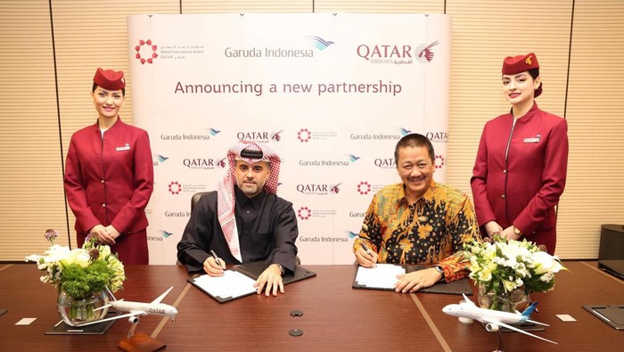 Garuda Indonesia terbang Jakarta-Doha