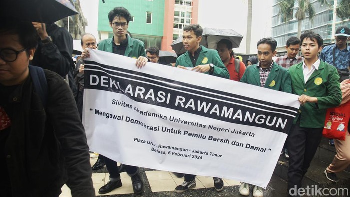 Guru Besar dan Mahasiswa UNJ Serukan Pemilu Bersih-Damai