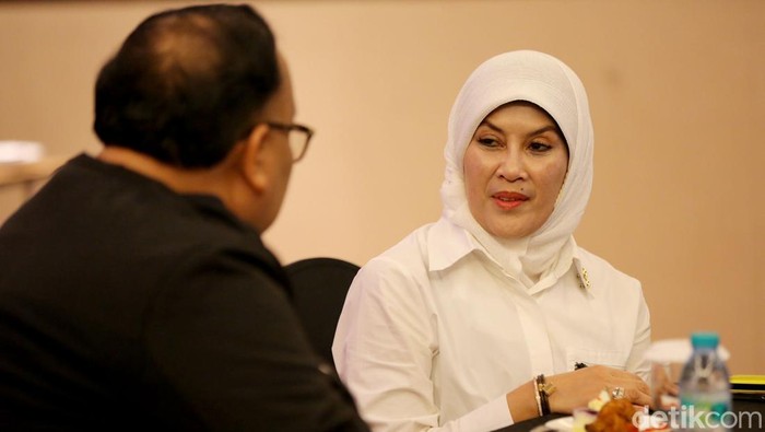 Kajati Jawa Timur Dr. Mia Amiati, SH, MH di acara Demi Indonesia Cerdas Memilih di Surabaya, Jawa Timur
