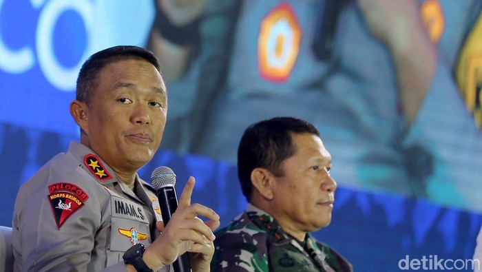 Kapolda Jatim Imam Sugianto di acara Demi Indonesia Cerdas Memilih di Surabaya Jatim