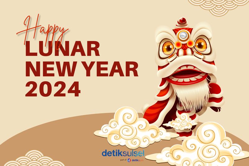 Kartu ucapan Imlek 2024