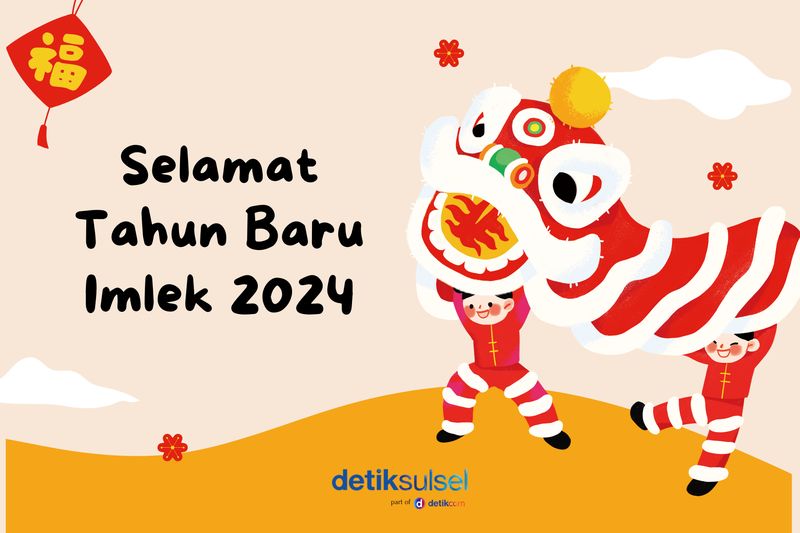 Kartu ucapan Imlek 2024
